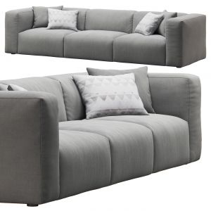 Upholstered 3seat Cloud Sofa By Prostoria