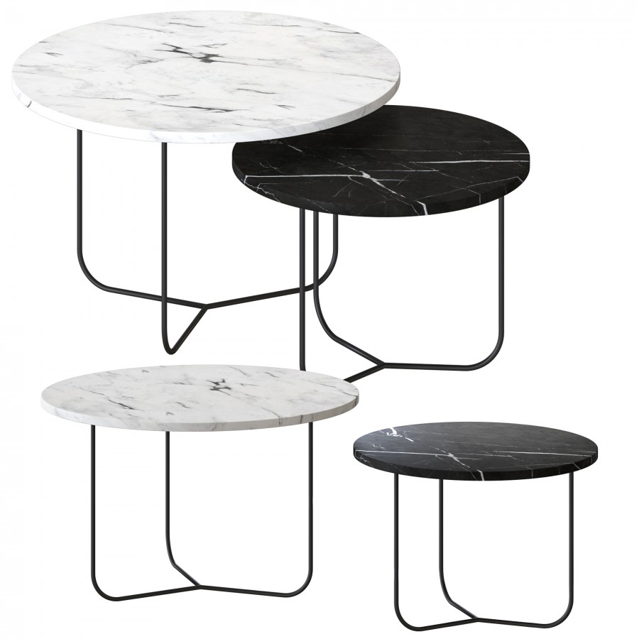 Coffee Tables Set 3D Model for VRay, Corona | CGMood