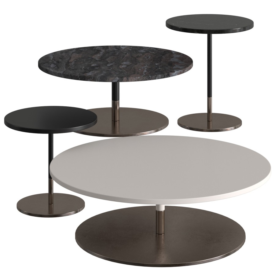 Misuraemme Stiletto Coffee Tables 3D Model for VRay, Corona | CGMood