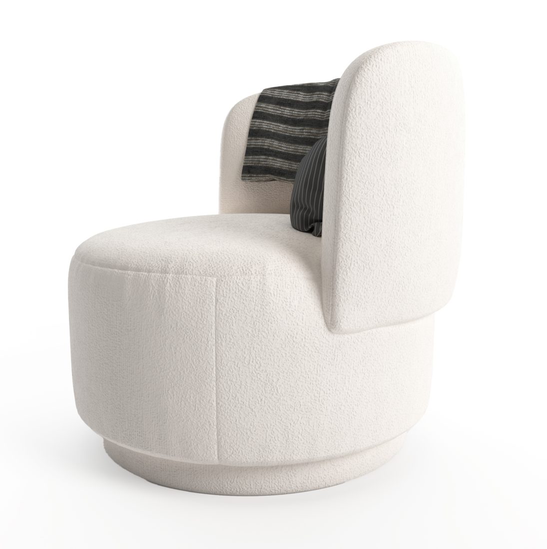 Amaia Swivel Chair - 3D Model for Corona