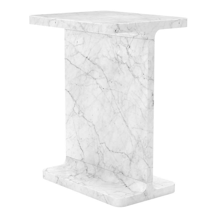 Ι Beam Marble Side Tables - 3D Model for VRay, Corona