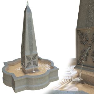Palazzo Obelisk Fountain ( Water Feature )