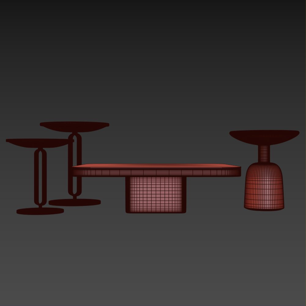 Side Tables Rpm 02 - 3D Model for VRay, Corona