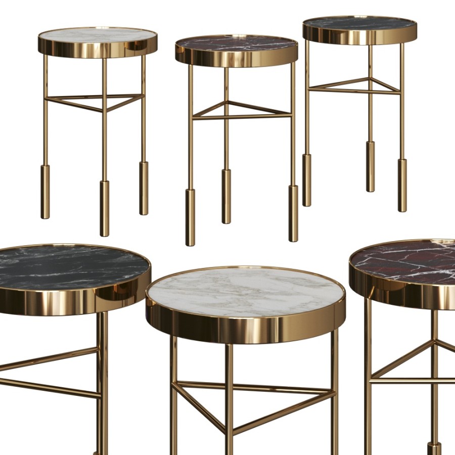 Misuraemme Sirius Coffee Tables 3D Model for VRay, Corona | CGMood