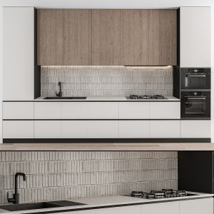 Kitchen Modern - White And Wood 55