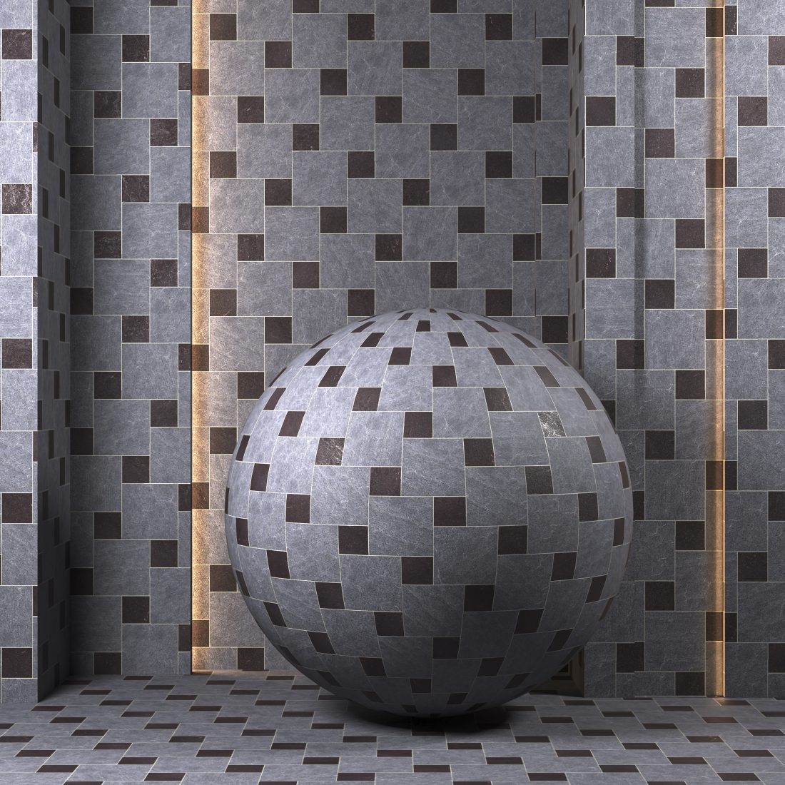 (4k)(4 Patterns) Floor Tile Set 01-(seamless, Pbr) - 3D Model for VRay ...
