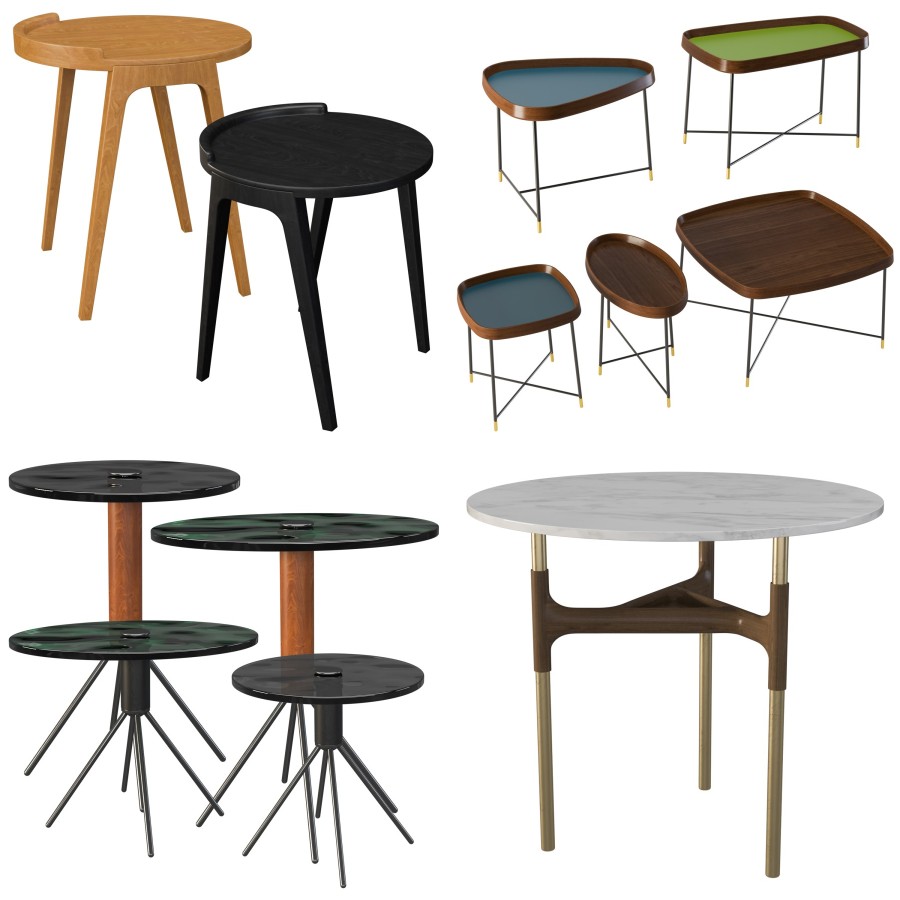 Spritz Side Table 3D Model for Corona | CGMood