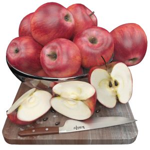 Bowl Of Red Apples