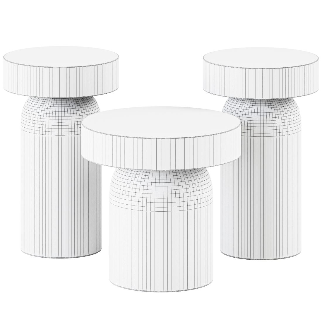 Francis Side Tables By Lema 3D Model for Corona | CGMood