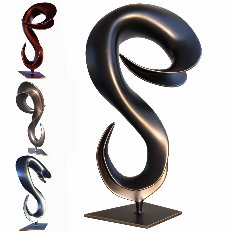 Abstract Sculpture 03 3D Model for VRay, Corona | CGMood