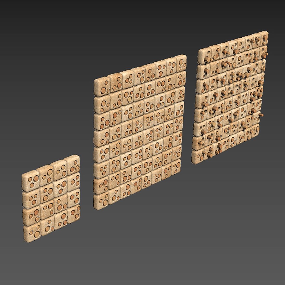 N1 Panel Wood Panel Hole N1 3D Model for VRay, Corona | CGMood