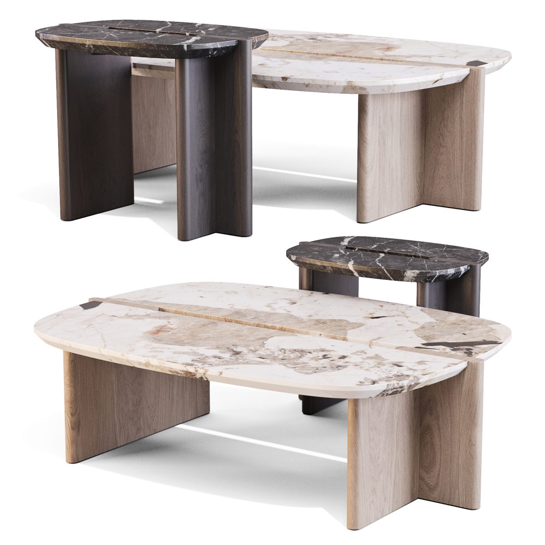 Surfside Drive - Coffee And Side Table 3D Model for Corona | CGMood