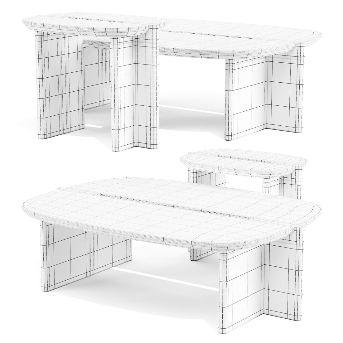 Surfside Drive - Coffee And Side Table 3D Model for Corona | CGMood