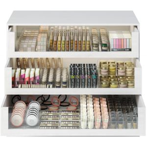 Set Of Cosmetics For Make-up In A Beauty Salon