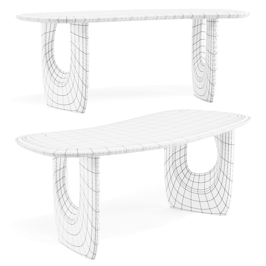Man Of Parts: Savignyplatz - Desk Table - 3D Model for Corona