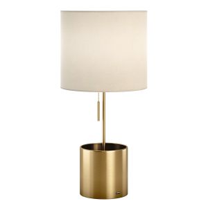 Wayfair - Pratt 19 Brass Table Lamp With Usb
