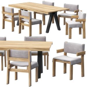 Band Dining Chair Vieques Table Set