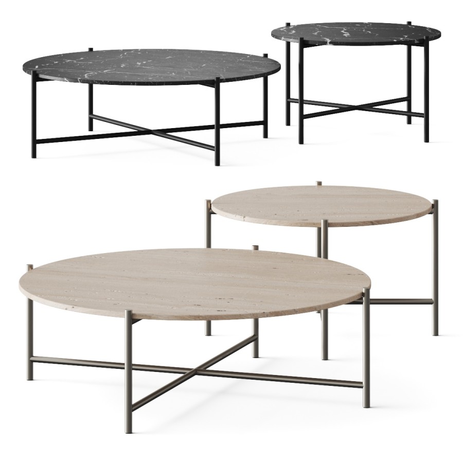 Handvark Round Coffee Tables 3D Model for VRay, Corona | CGMood