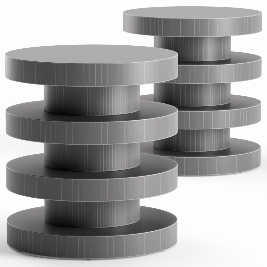 Pentwater Round Side Tables 3D Model for Corona | CGMood