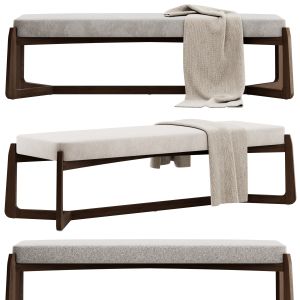 Roe Mid Century Modern Bench By Kathy Kuo Home