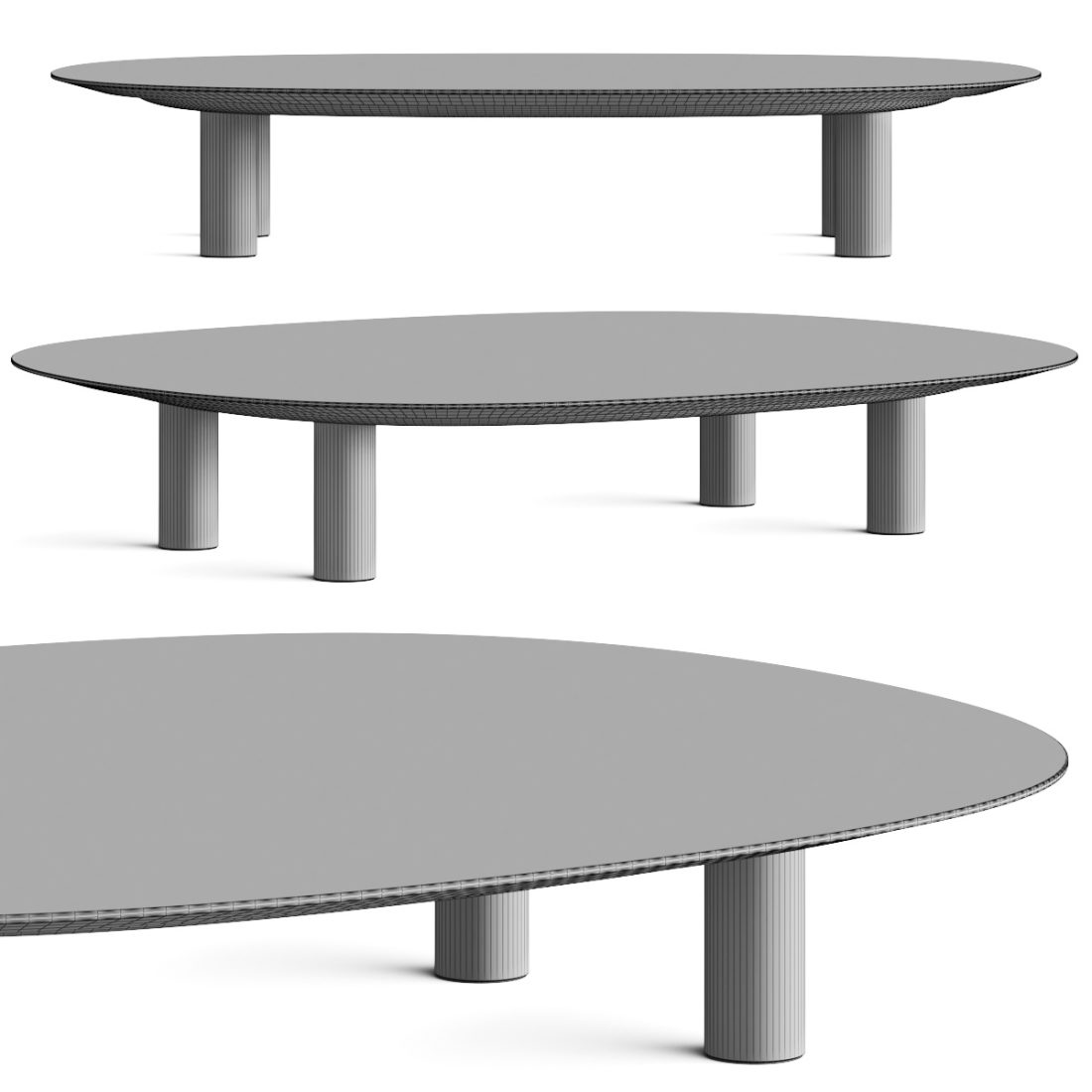 Minotti Gladstone Coffee Table 3D Model for VRay, Corona | CGMood