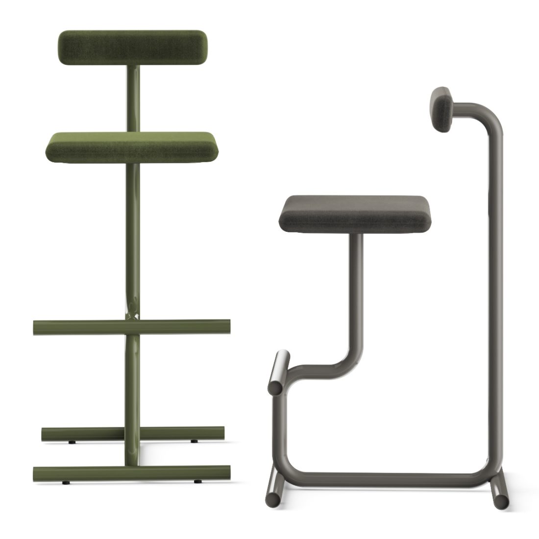Offecct Nomole Bar Stools - 3D Model for VRay, Corona