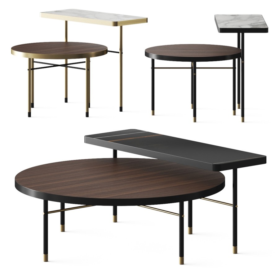 Capital Collection Parure Coffee Tables 3D Model for VRay, Corona | CGMood