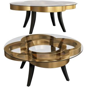 Gatsby Black & Gold Leaf Coffee Table