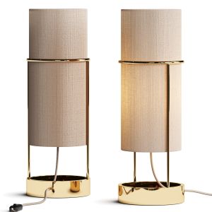 Cb2 Exclusive Strand Brass Table Lamp
