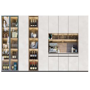 Wardrobe With Decor And Alcohol