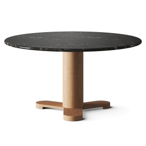 Cb2 Exclusive Hirsch Round Marble Dining Table