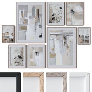 Set Of 6 Wall Paintings 2686