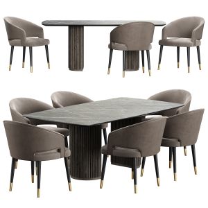 Chair Crop Konyshev Table Modern