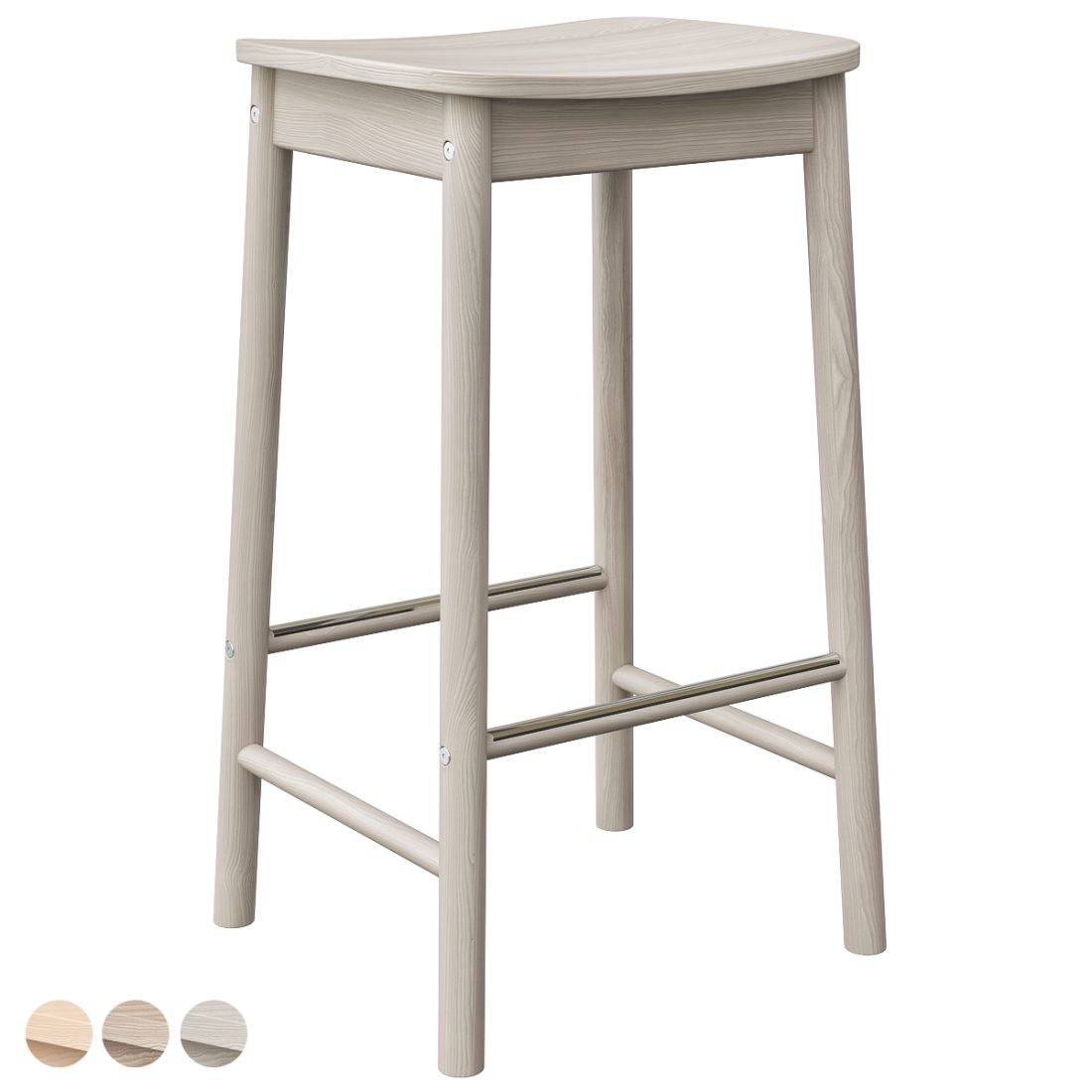 Rönninge Stool Ikea - 3D Model for VRay