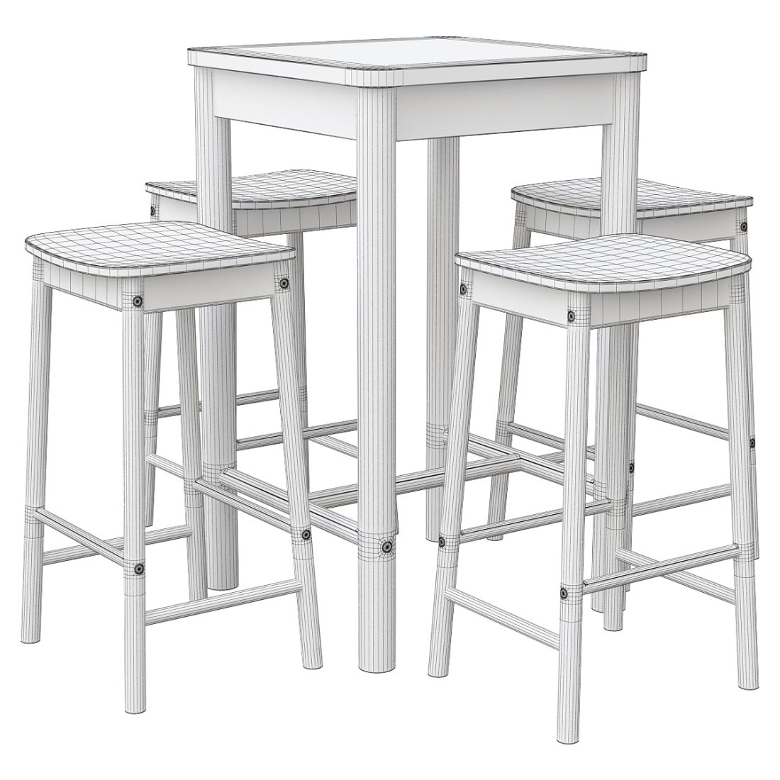 Rönninge Bar Set Ikea 3D Model for VRay | CGMood