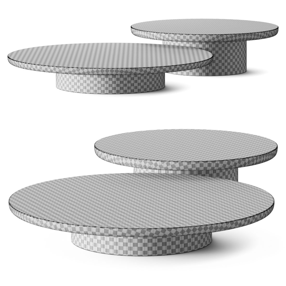 Collector Lessa Coffee Tables 3D Model for VRay, Corona | CGMood