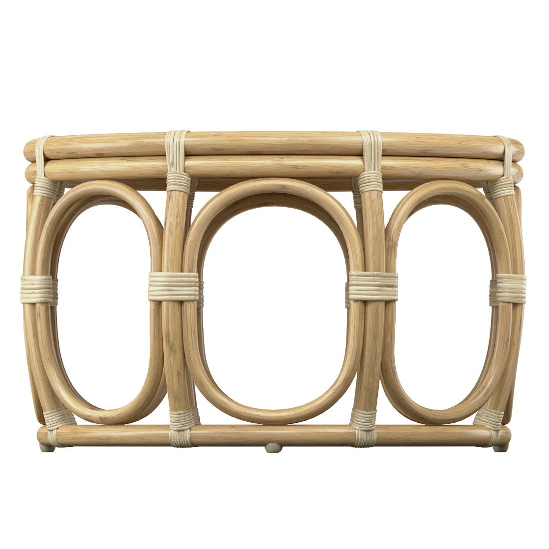 Ter Round Wicker Rattan Bamboo Table 3D Model for VRay, Corona | CGMood