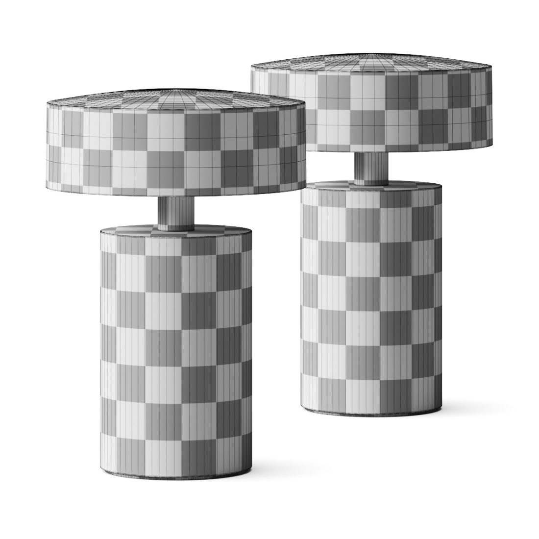 Menu Column Portable Table Lamp 3D Model for VRay, Corona | CGMood