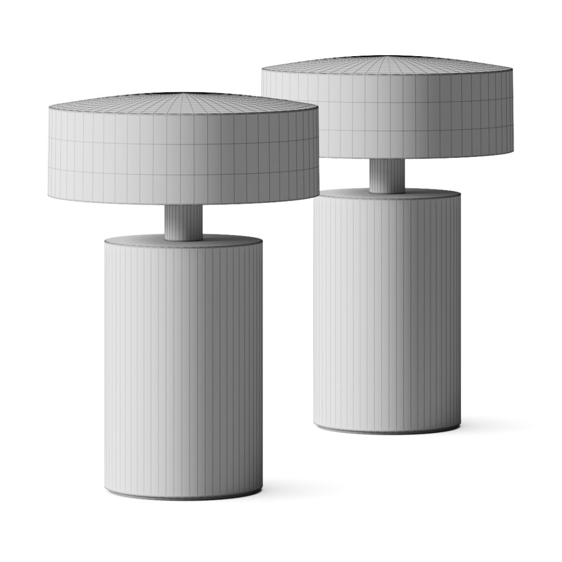 Menu Column Portable Table Lamp 3D Model for VRay, Corona | CGMood
