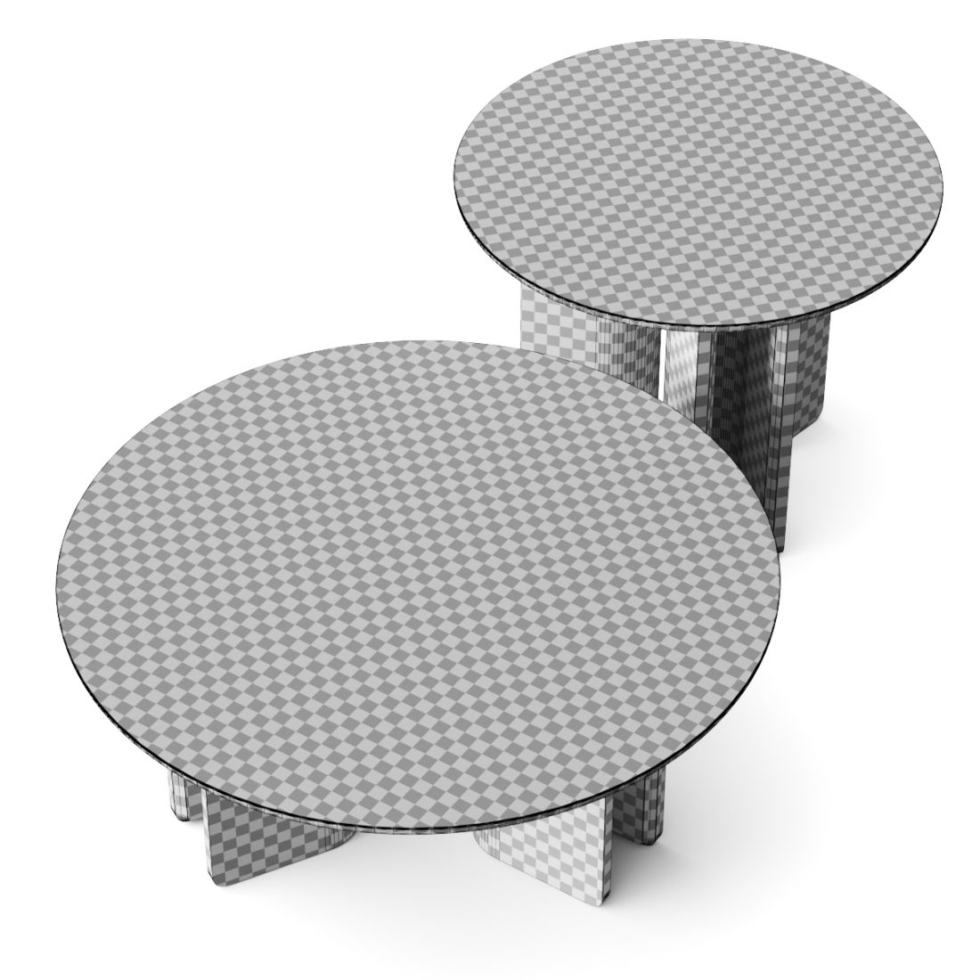 Arhaus Jaira Round Coffee Tables - 3D Model for VRay, Corona