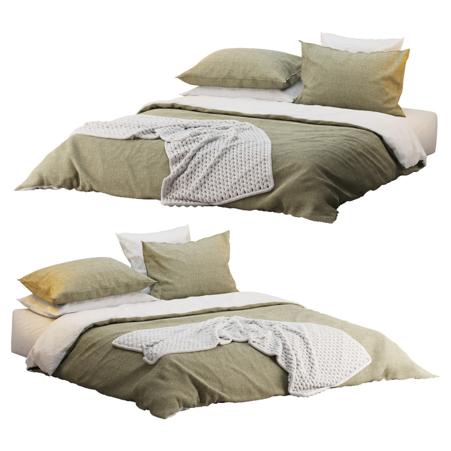 Bed Sheets 3D Model for VRay, Corona | CGMood