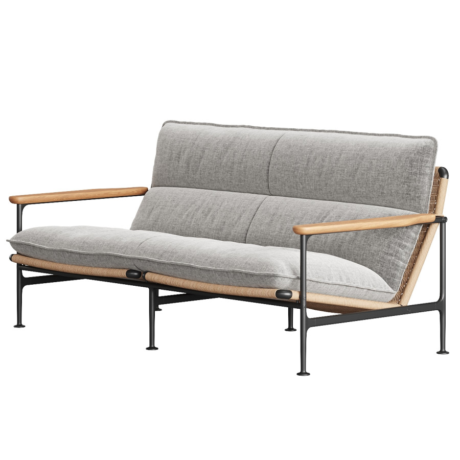 Zenith 2-seater Sofa By Gloster 3D Model for Corona | CGMood