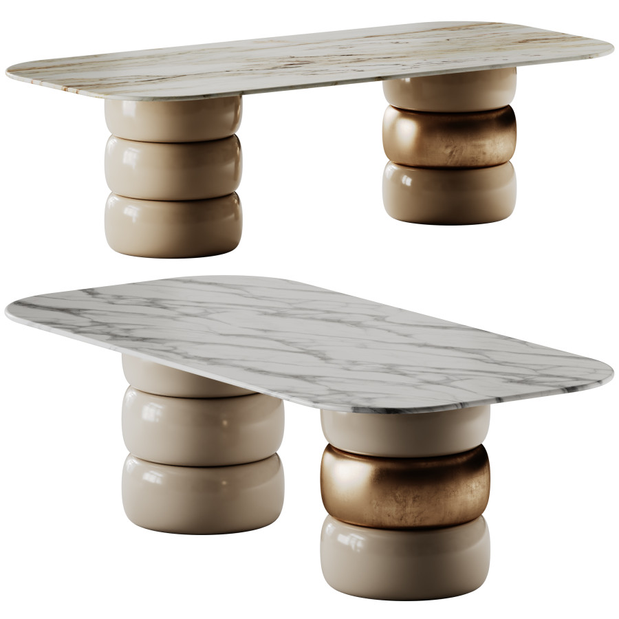 Marelli Lua Living Room Table 3D Model for Corona | CGMood