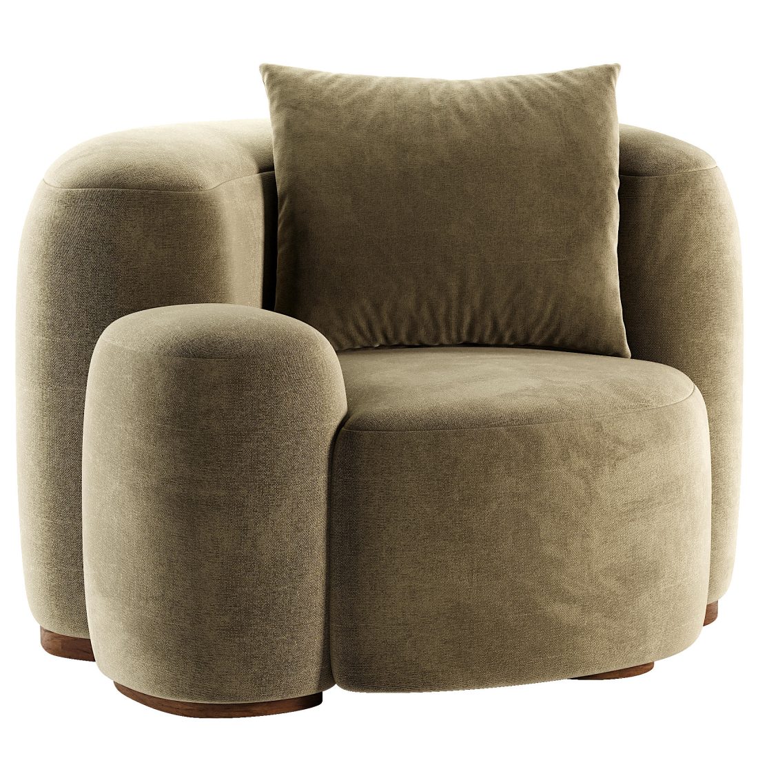 Baba Easy Chair By Gisbert Pöppler 3D Model for Corona | CGMood