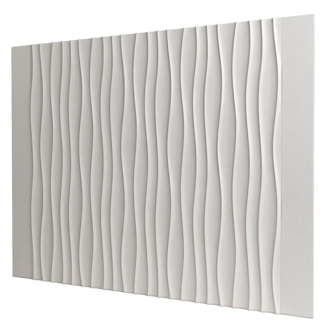 Decorativ Panel Wave 9 - 3D Model for VRay, Corona
