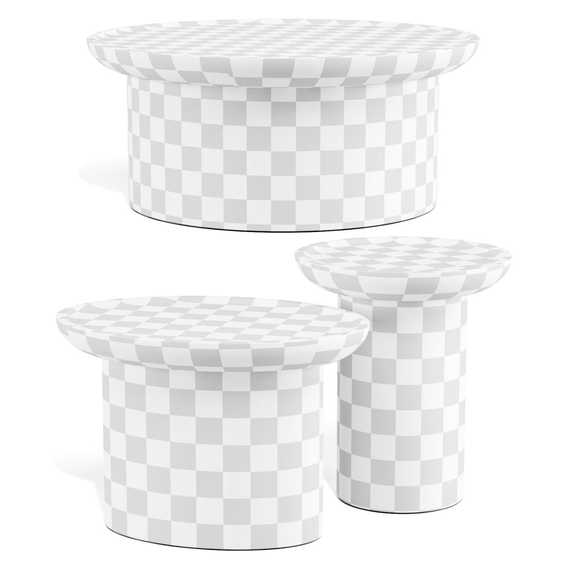 Findley - Coffee And Side Tables Set 01 3D Model for Corona | CGMood
