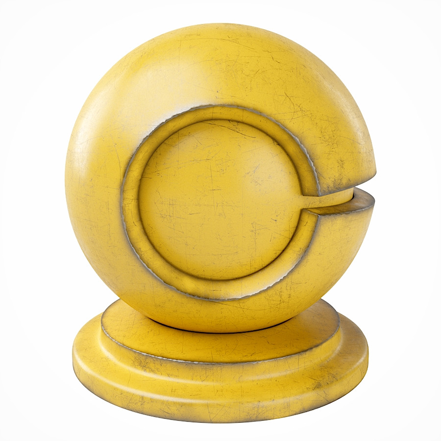 Yellow Paint Damage 3D Model For FStorm yellow-paint-damage-3d-model-for-fstorm