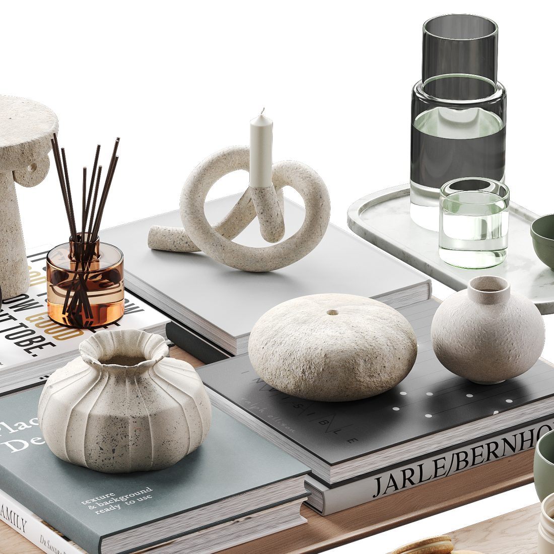 Decorative Set 003 3D Model for Corona | CGMood