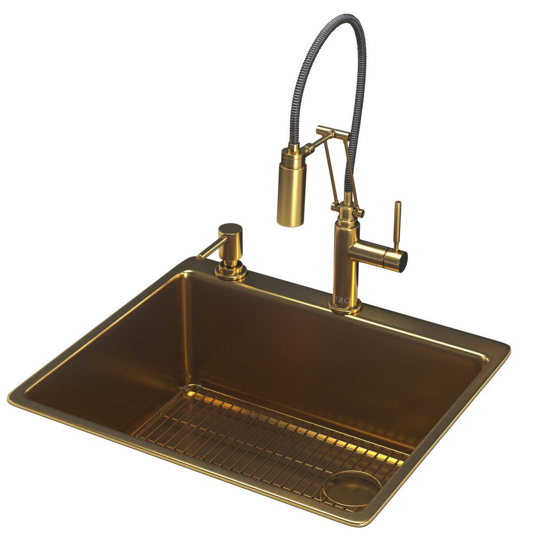 Brizo Faucet And Sink - 3D Model for VRay, Corona