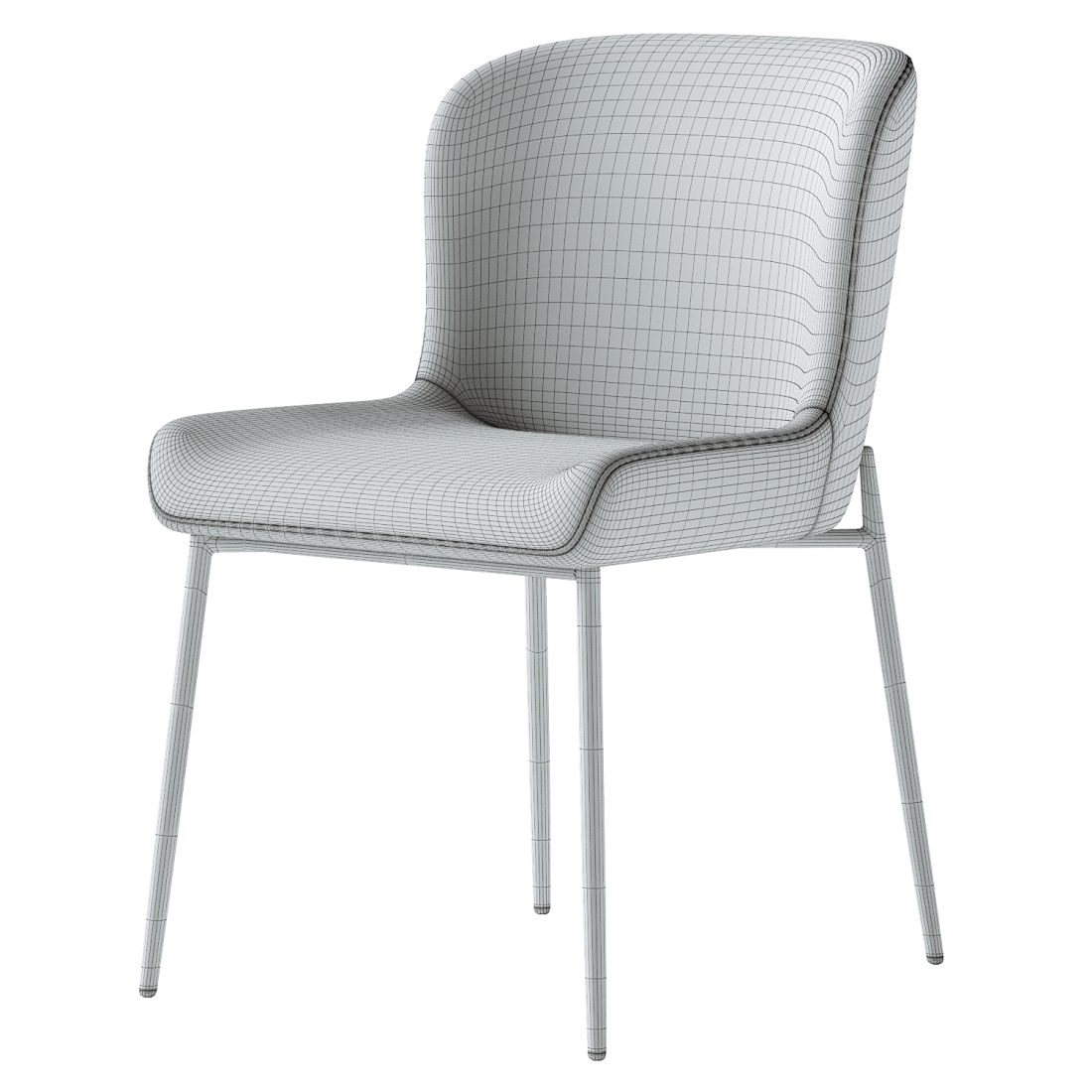 Kirsten Dining Chair 3D Model for Corona | CGMood